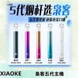 梟客五代主機XIAOKE可發光式電子煙霧化煙桿|兼容五代 六代煙彈